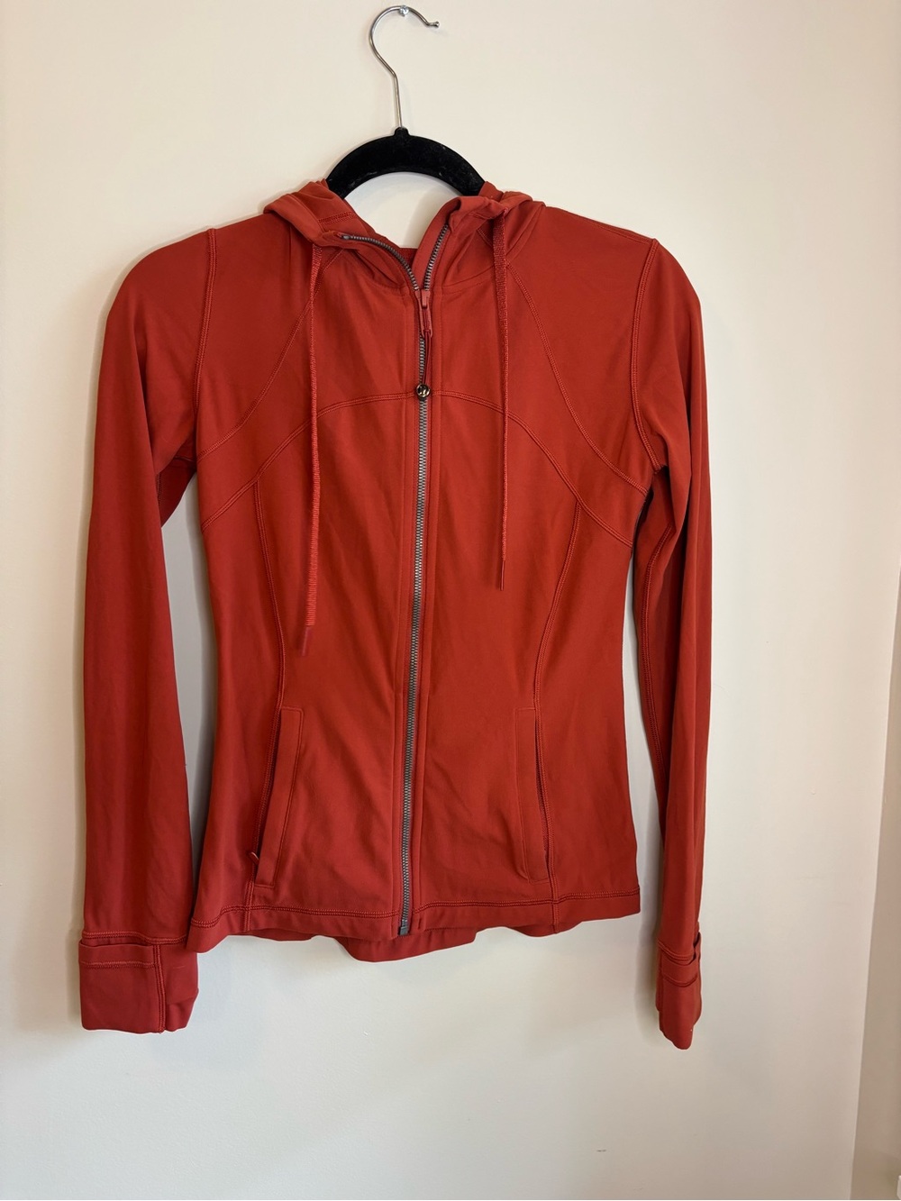 lululemon athletica Women's Rust-Red Zip Hoodie Jacket